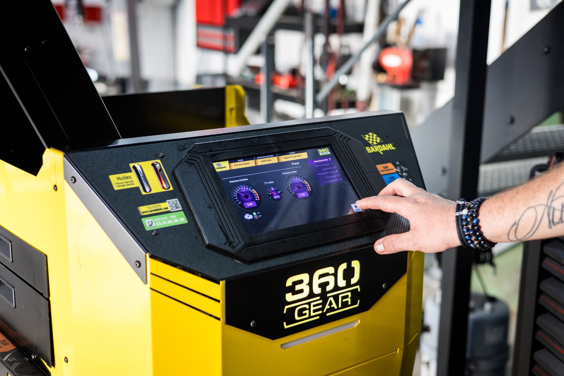 Réglage de la machine de vidange dynamique pour boîte automatique